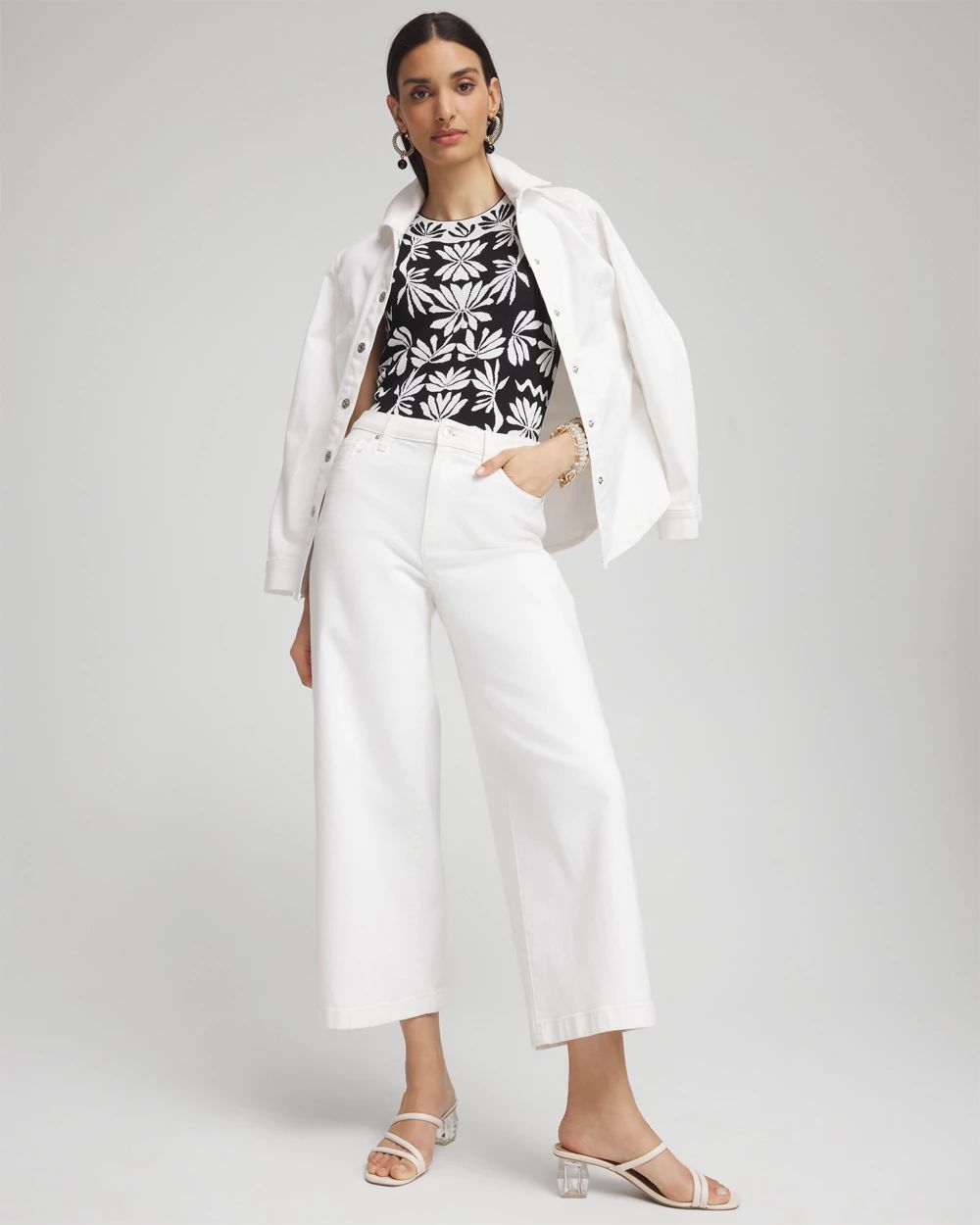 Jacquard Sleeveless Pullover