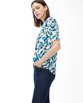 No Iron Stretch Paisley Shirt