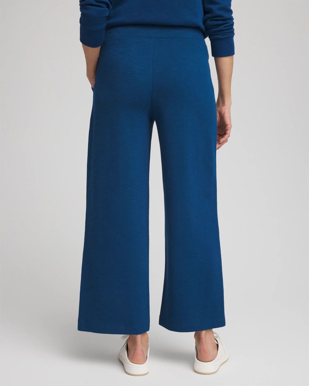 Zenergy® Beach Slub Cropped Pants click to view larger image.