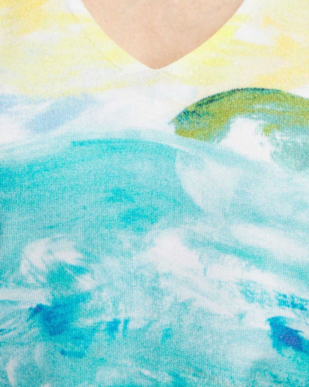Spun Rayon Watercolor Tank