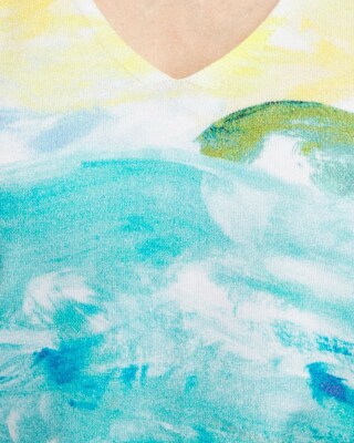 Spun Rayon Watercolor Tank