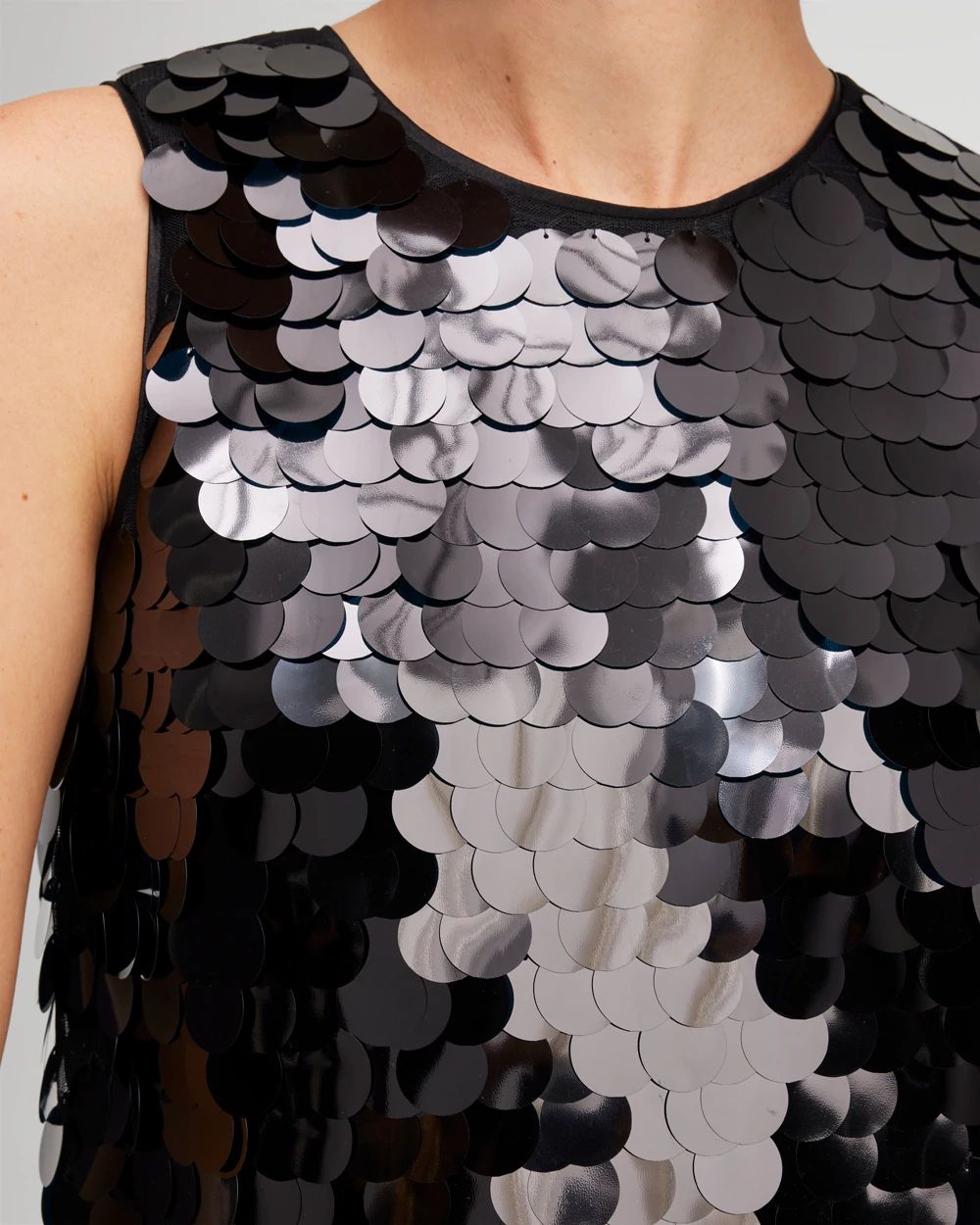 Sleeveless Sequin Dress click to view larger image.