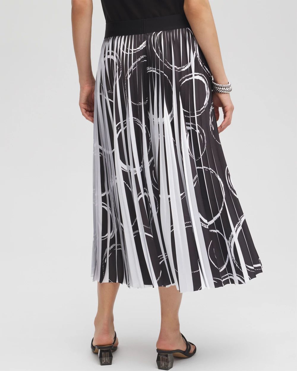 Black Label™ Bubbles Pleated Skirt