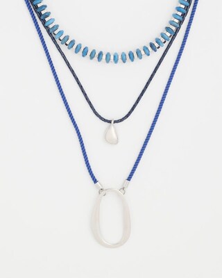 Convertible Beaded Pendant Necklace click to view larger image.