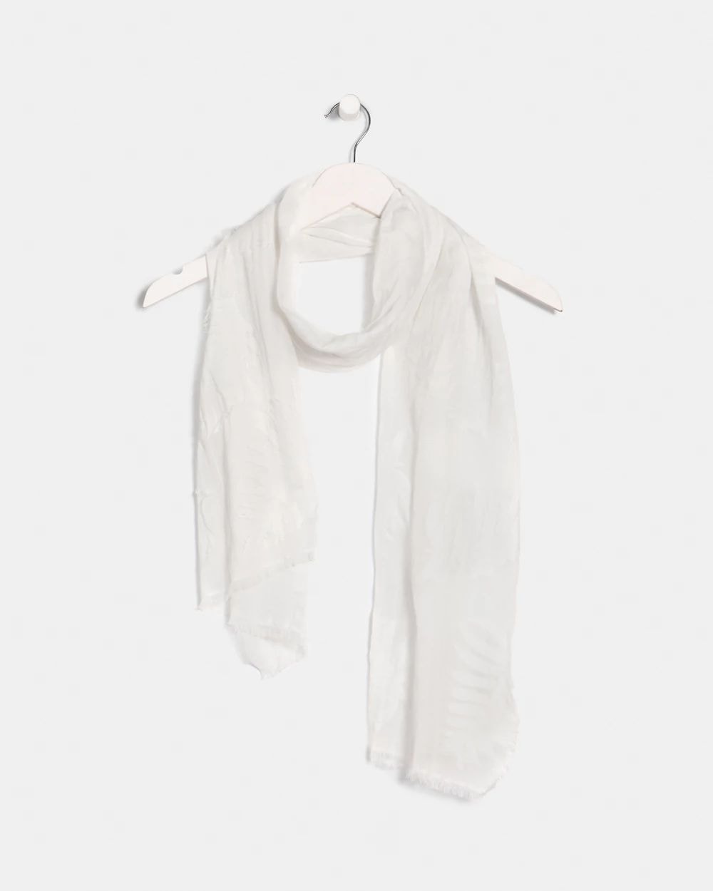 Textured Palms Oblong Scarf