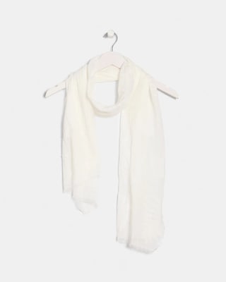 Textured Palms Oblong Scarf