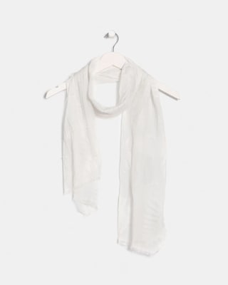 Textured Palms Oblong Scarf