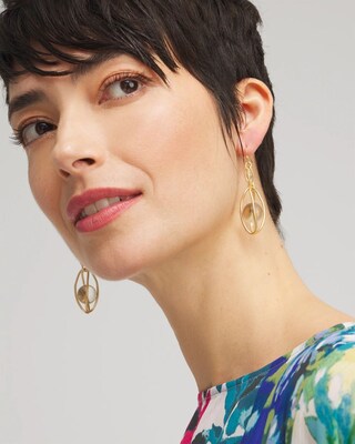 Lucite Bulb Drop Earring