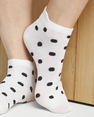 Dots Set of Three Ankle Socks