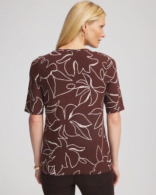 Touch of Cool™ Elbow-Sleeve Perfect Tee click to view larger image.