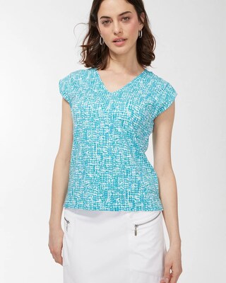 Zenergy UPF Dot Print Tee