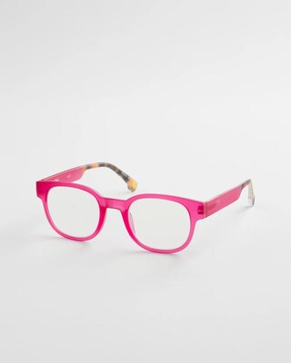 Magenta-Red & Faux Tort Readers