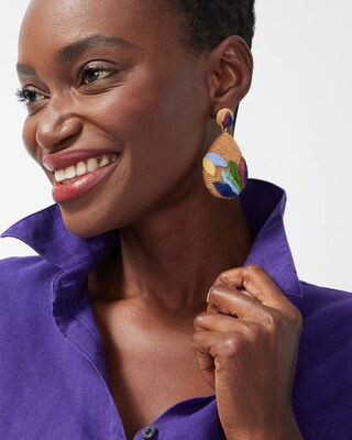 Floral Drop Earrings