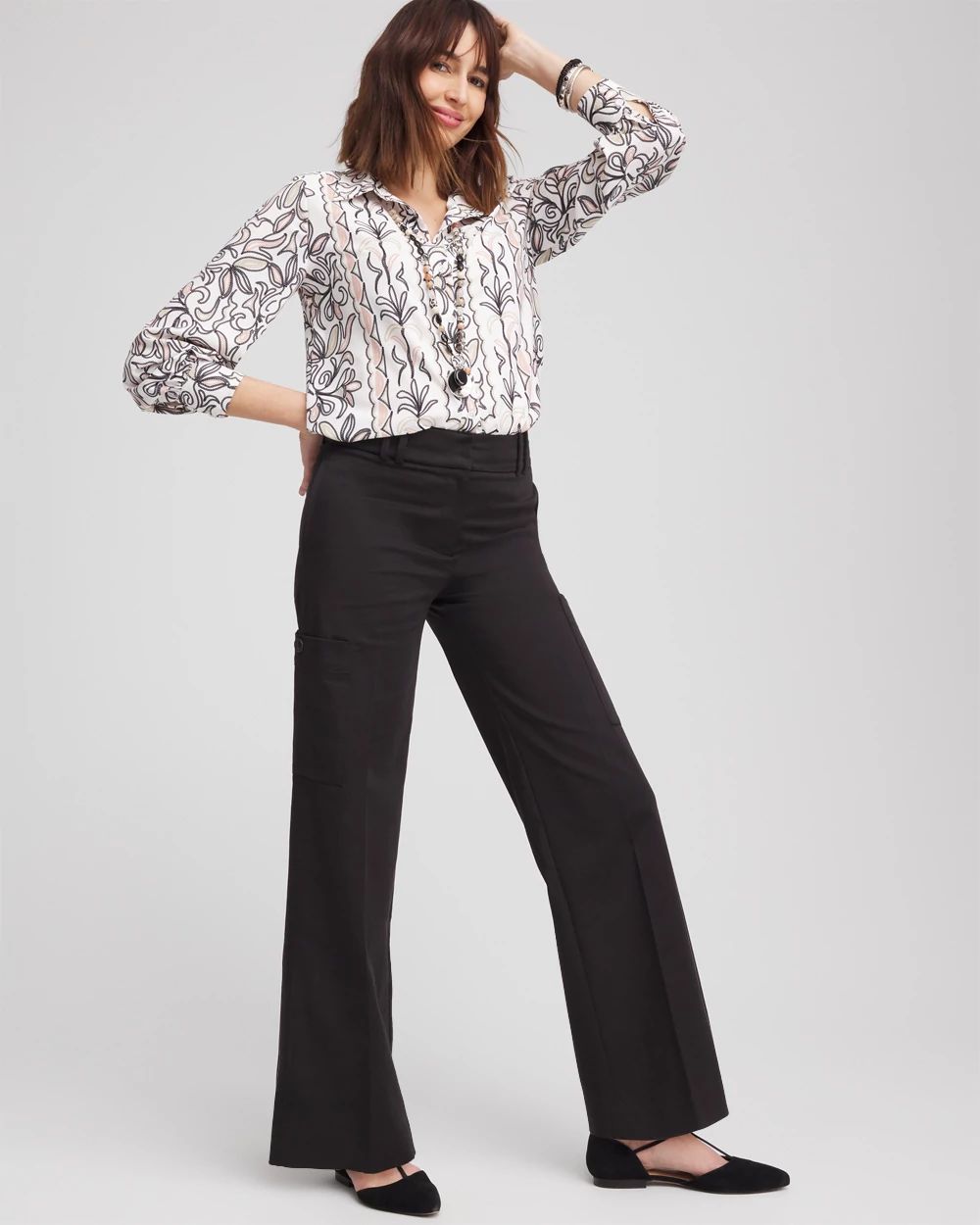 Sateen Cargo Pants