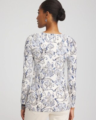 Touch of Cool™ Snake Print Layering Tee