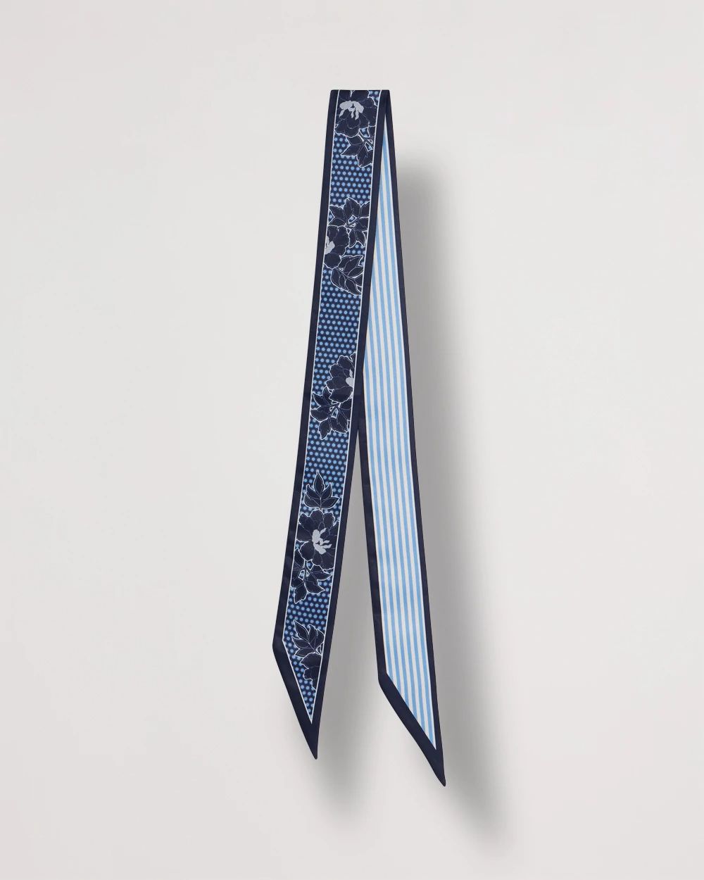 Ikebana Printed Skinny Scarf