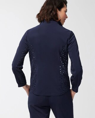 Zenergy Neema Navy Eyelet Jacket