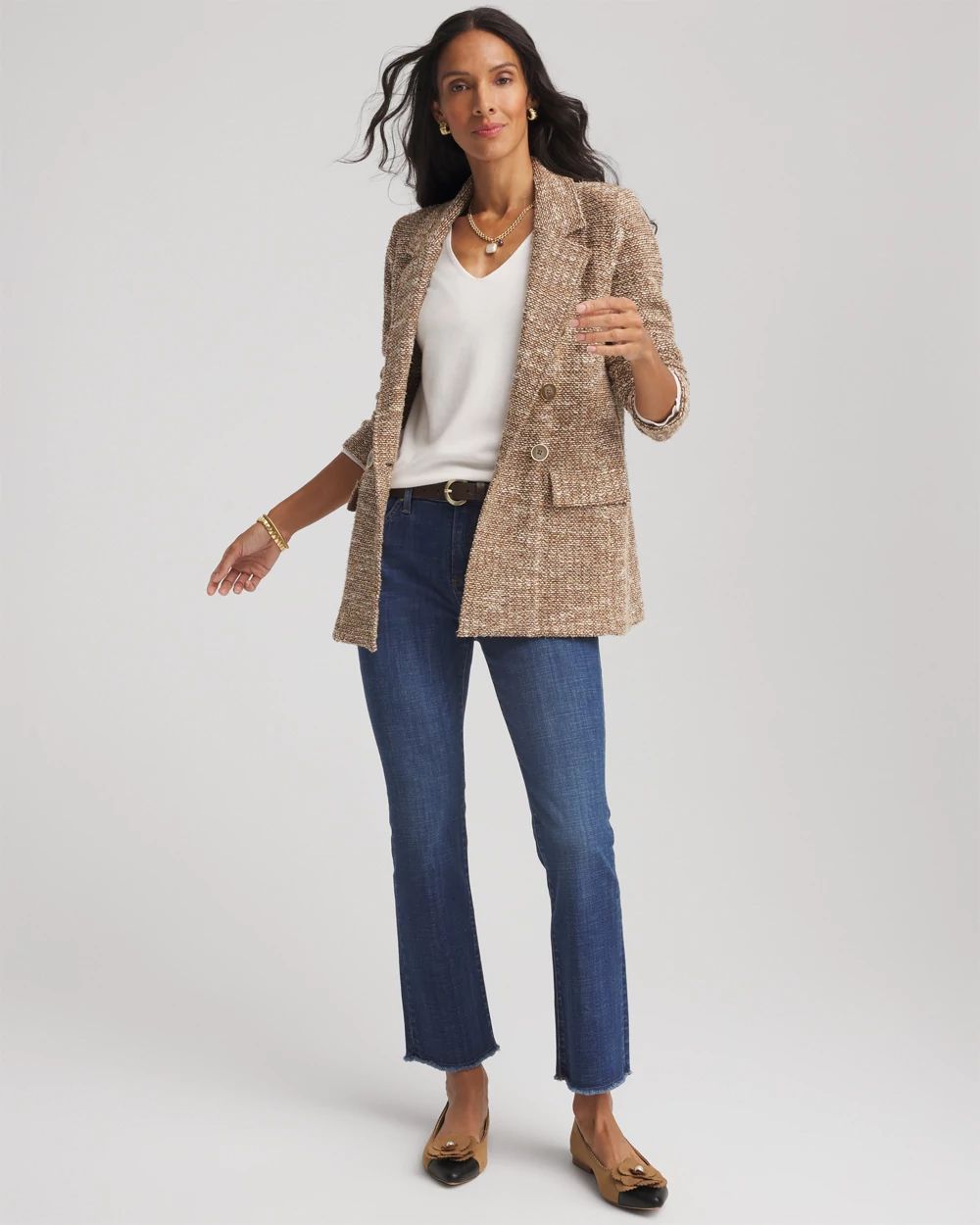 Ella V-Neck Pullover Sweater click to view larger image.