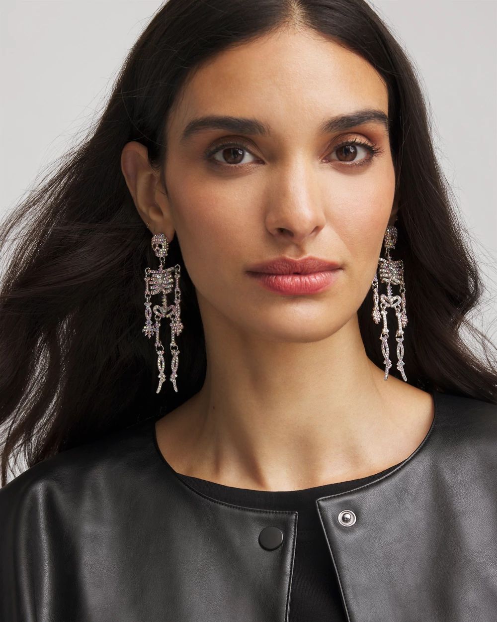 Skeleton Glitz Earrings