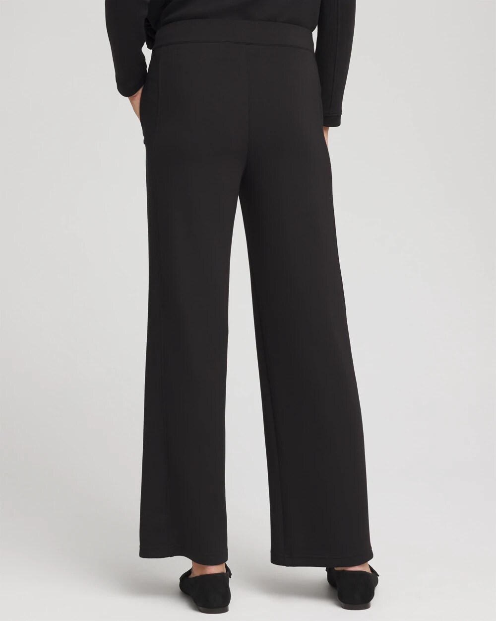 Zenergy® Scuba Ribbed Wide Leg Pants