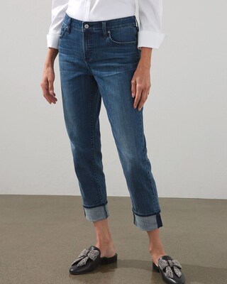 Girlfriend High Cuff Crops