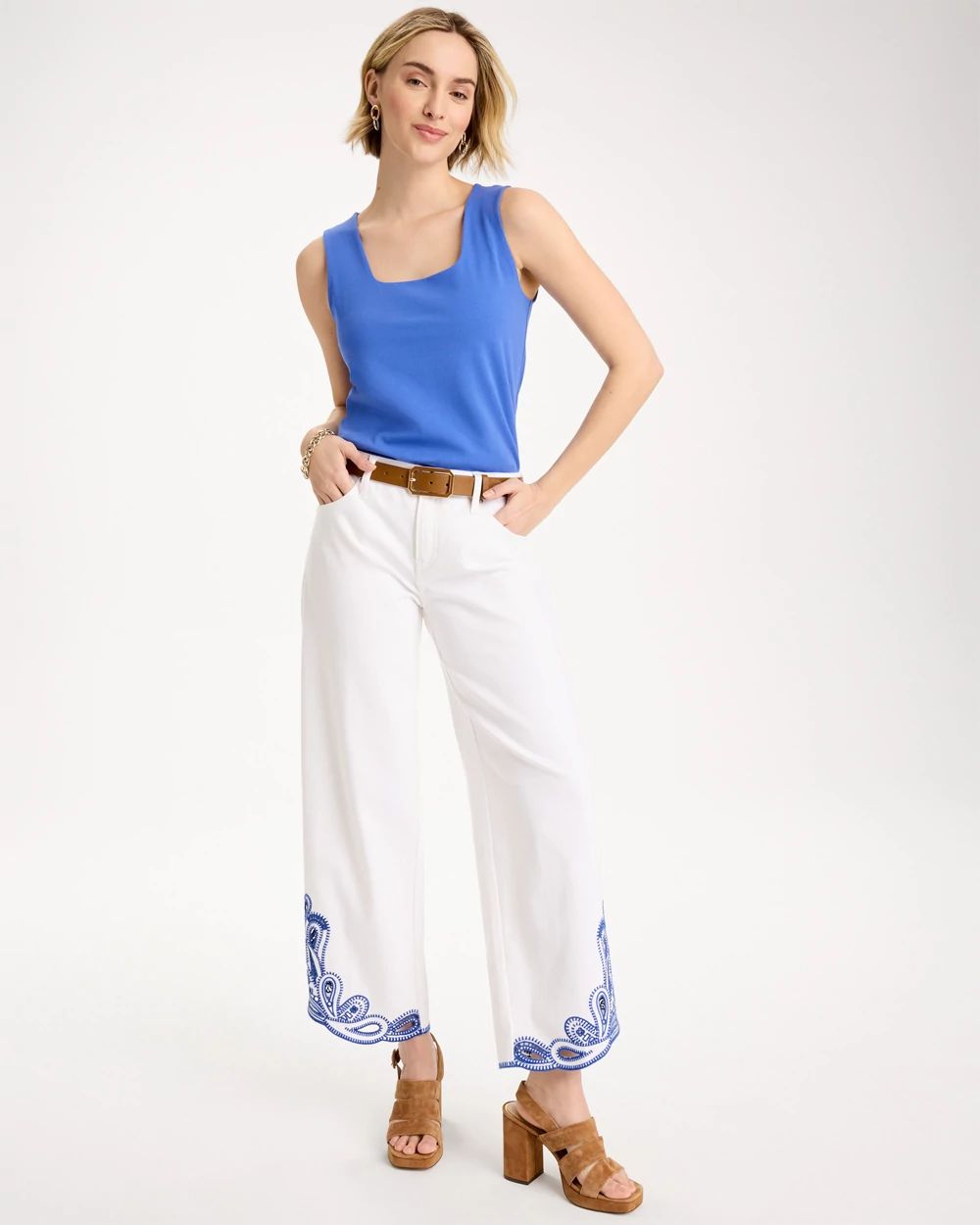 Contour Cotton™ Square Neck Tank