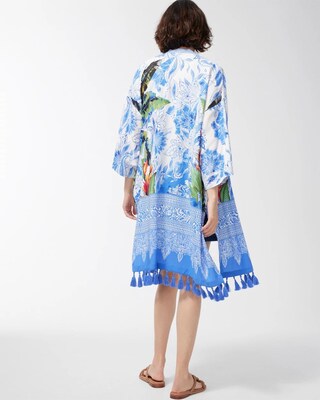 Floral Print Kimono