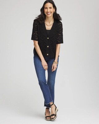 Short Button-down Cardigan