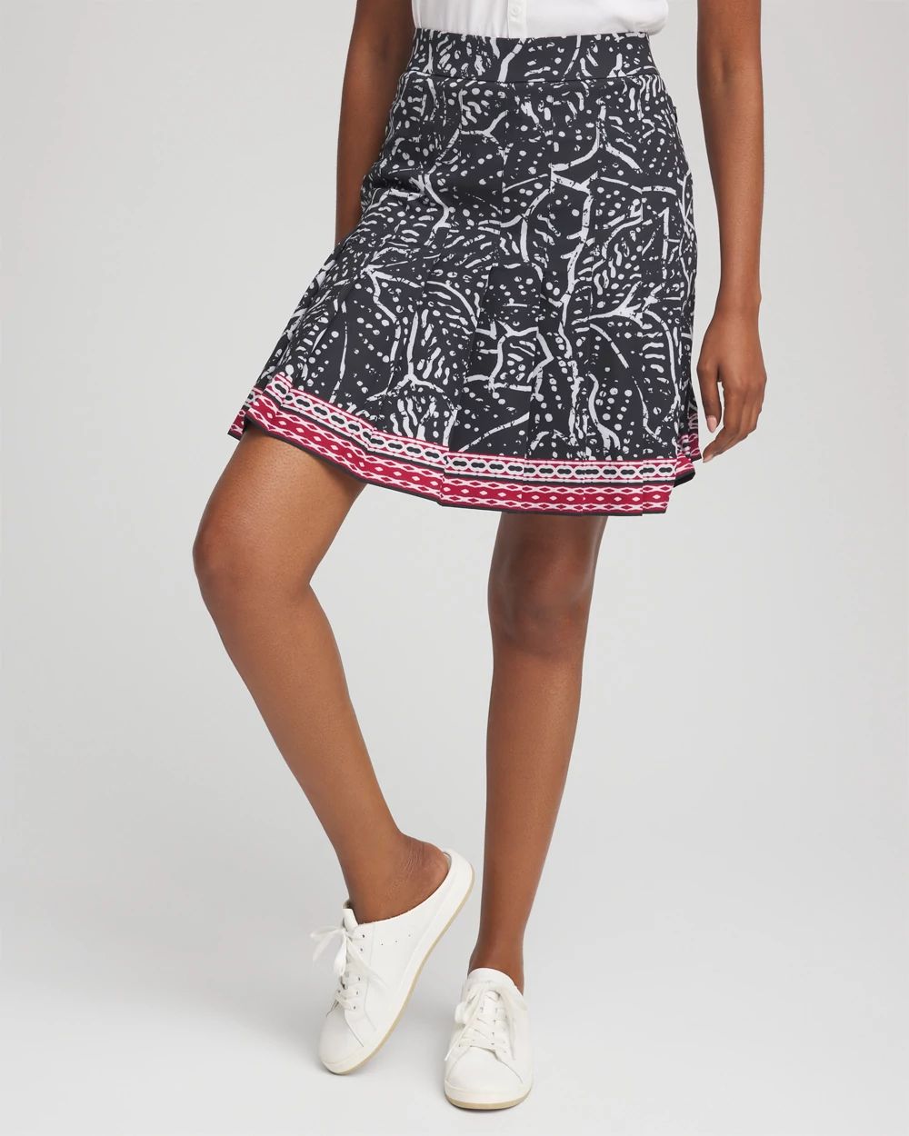Zenergy® UPF Pleated Floral Skort