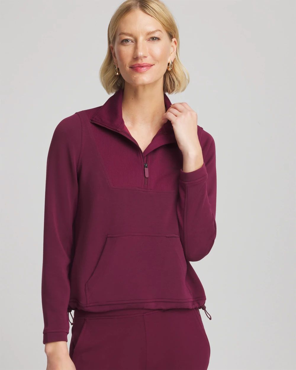 Zenergy® Scuba Ribbed Sweatshirt