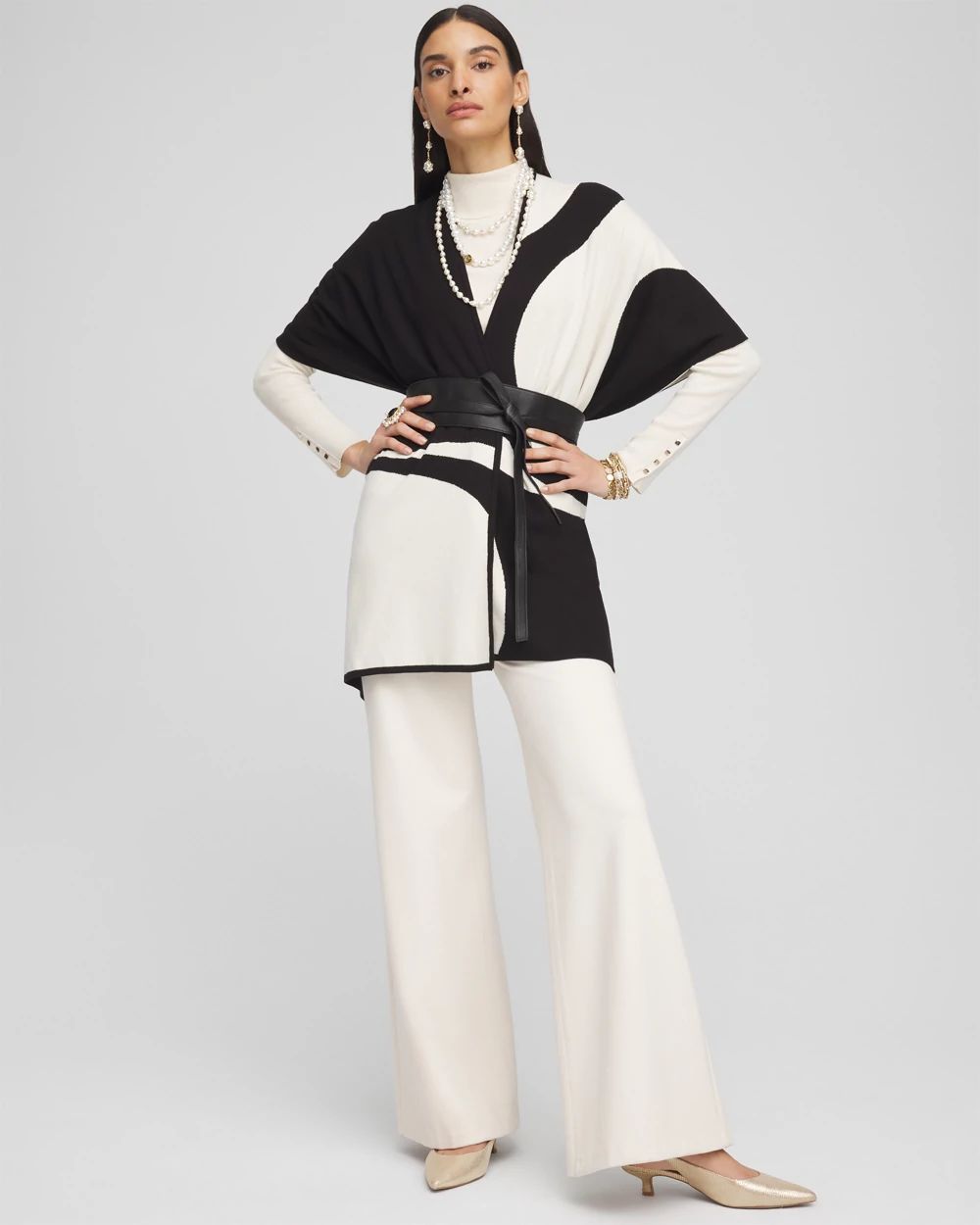 Reversible Colorblock Ruana