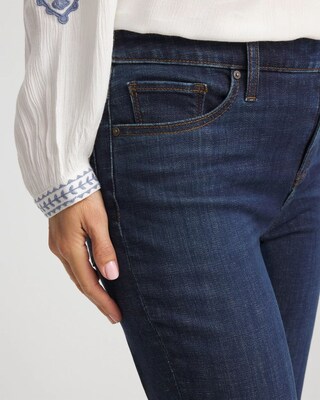 So Slimming Girlfriend Ankle Jeans click to view larger image.