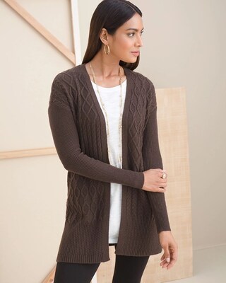 Cable-Stitch Cardigan