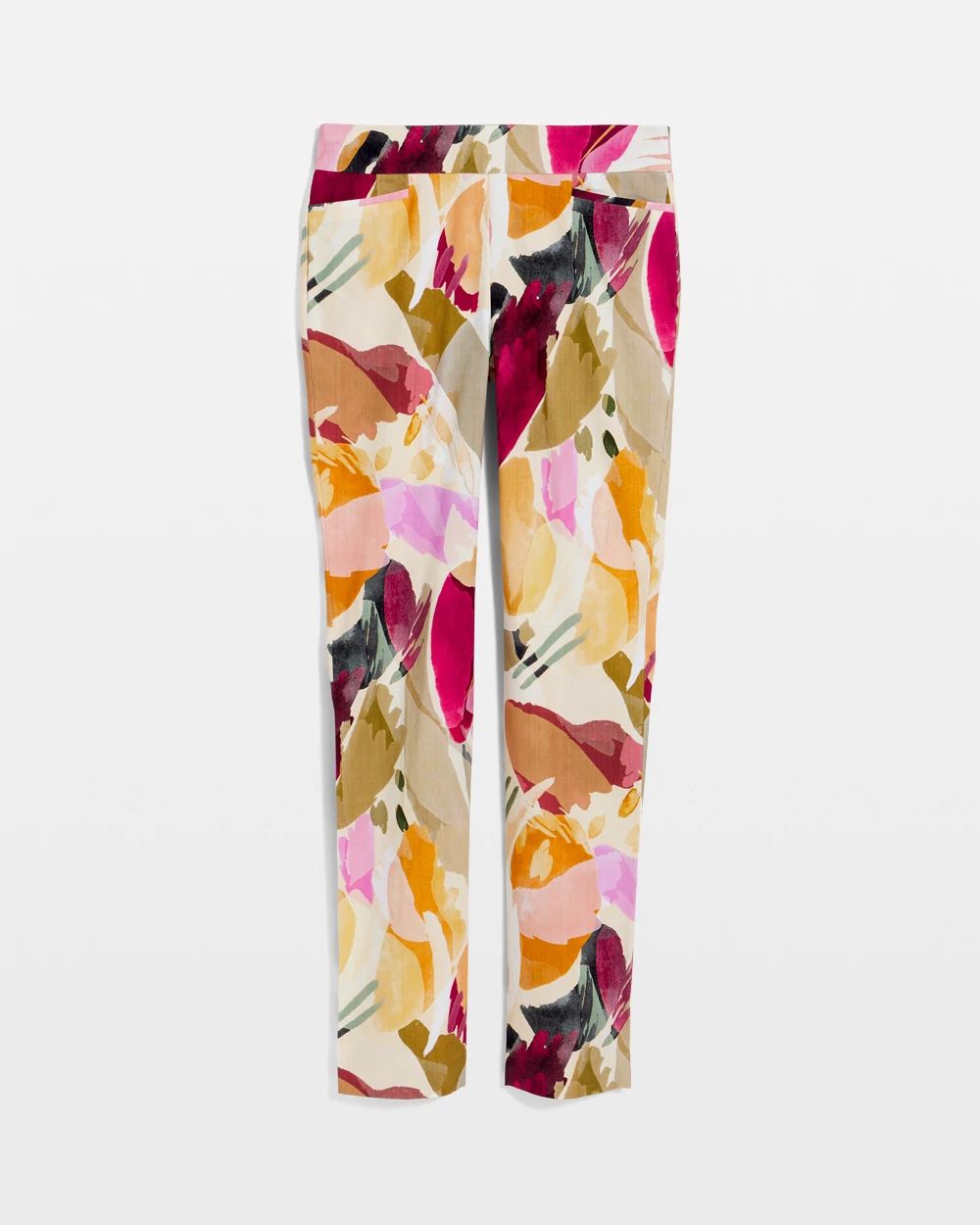 Brigitte™ Abstract Floral Slub Pants