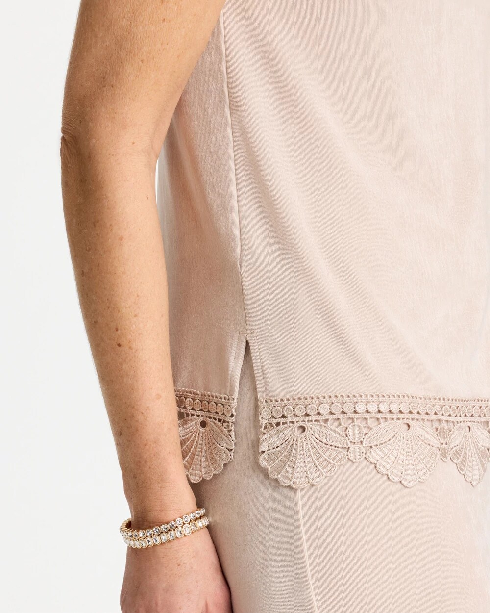 Travelers™ Scallop Lace Tank