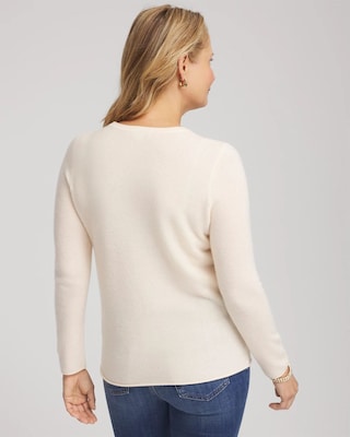 Crewneck Cashmere Pullover Sweater click to view larger image.