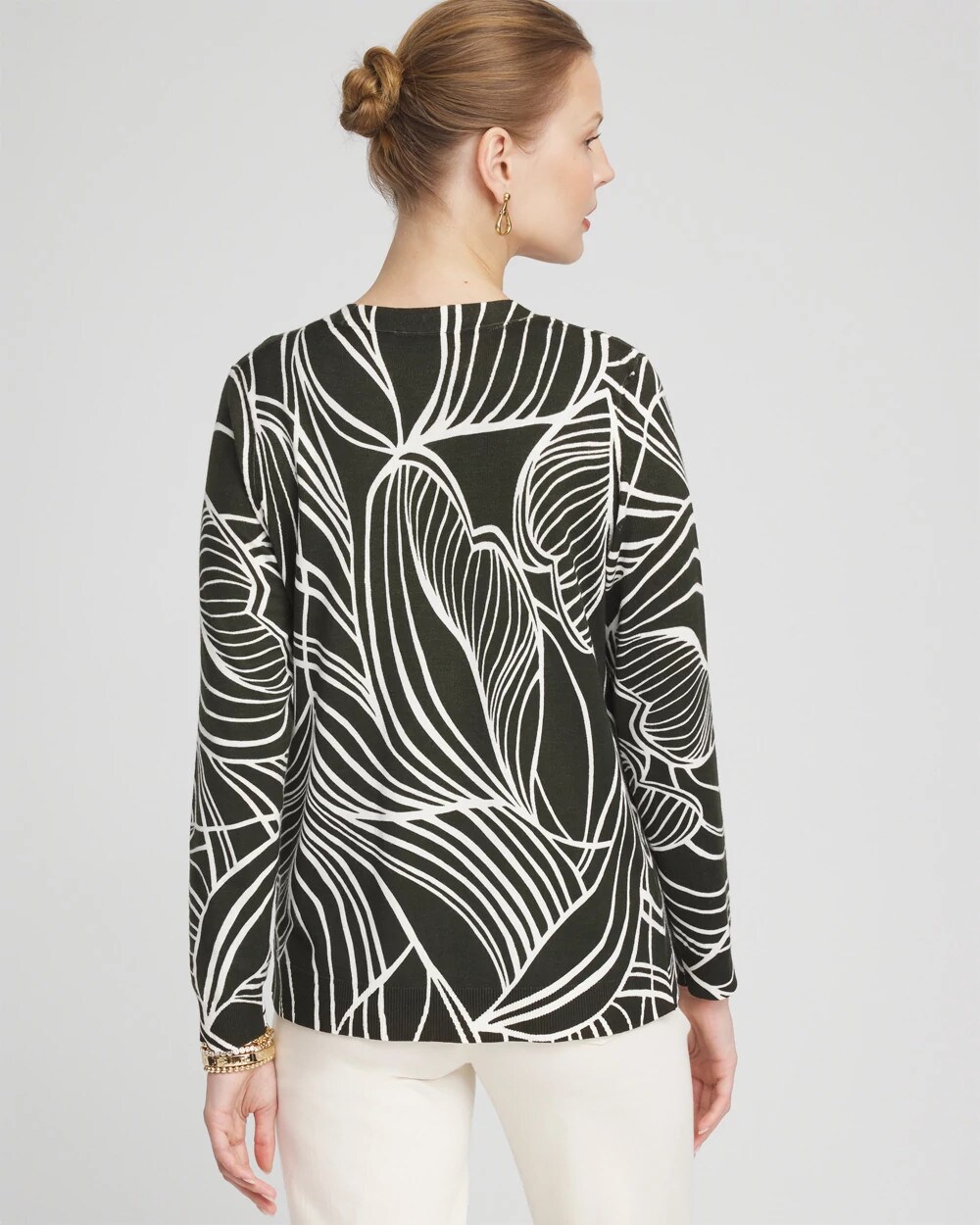 Leaf Long Sleeve Cardigan