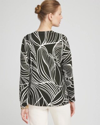 Leaf Long Sleeve Cardigan