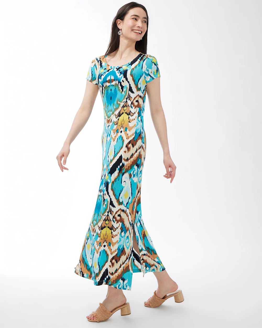 Travelers Classic Cap-Sleeve Dress