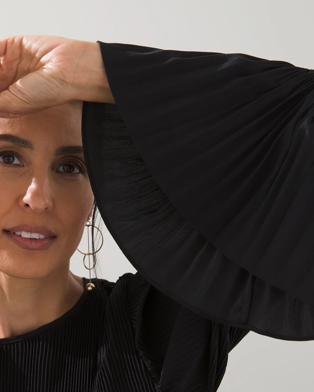 Black Label Pleat Blouse
