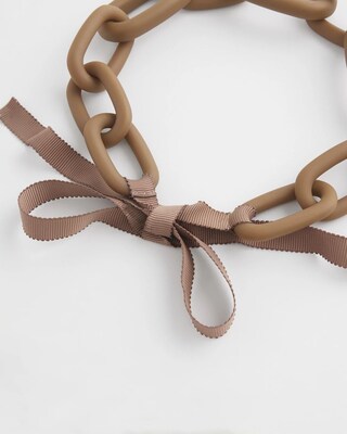 Neutral Links Necklace click to view larger image.