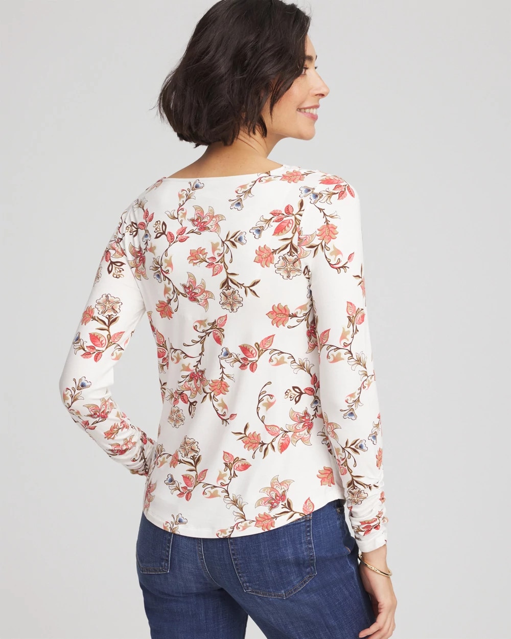 Touch of Cool™ Long-Sleeved Cowlneck Tee