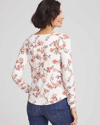 Touch of Cool™ Long-Sleeved Cowlneck Tee click to view larger image.