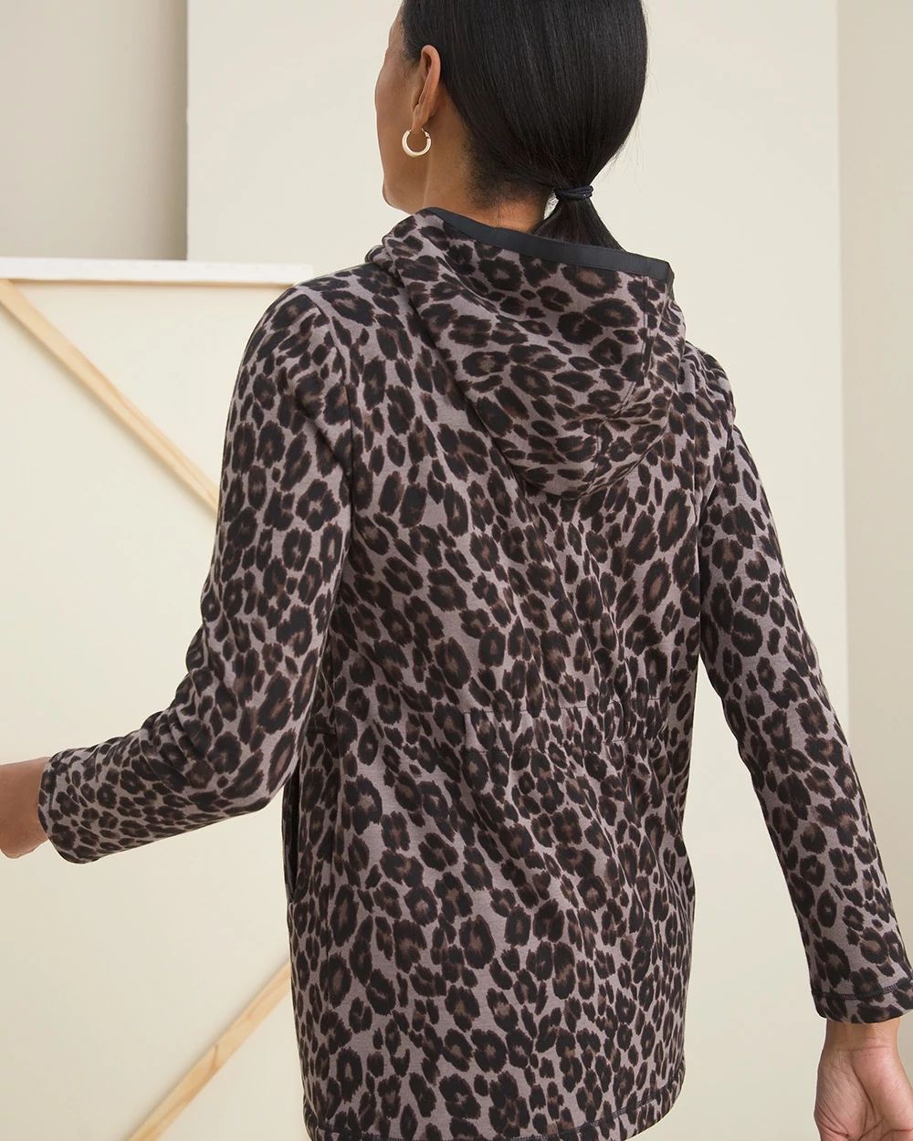 Zenergy Cozy Animal-Print Fleece Jacket