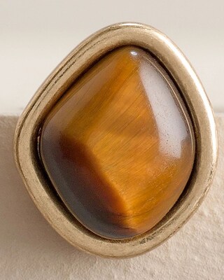 Tiger's Eye Stud Earrings