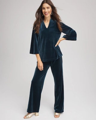 Travelers™ Velvet No Tummy Pants click to view larger image.