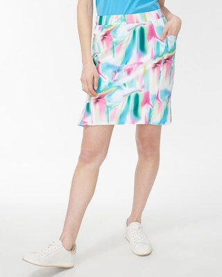 Zenergy UPF Tie Dye Pleat Skort