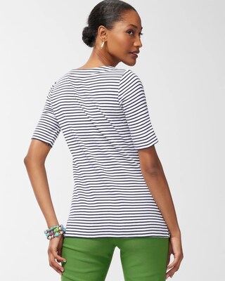 Pima Everyday Stripe Tee