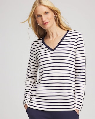 Zenergy® Buttery Soft Striped Top