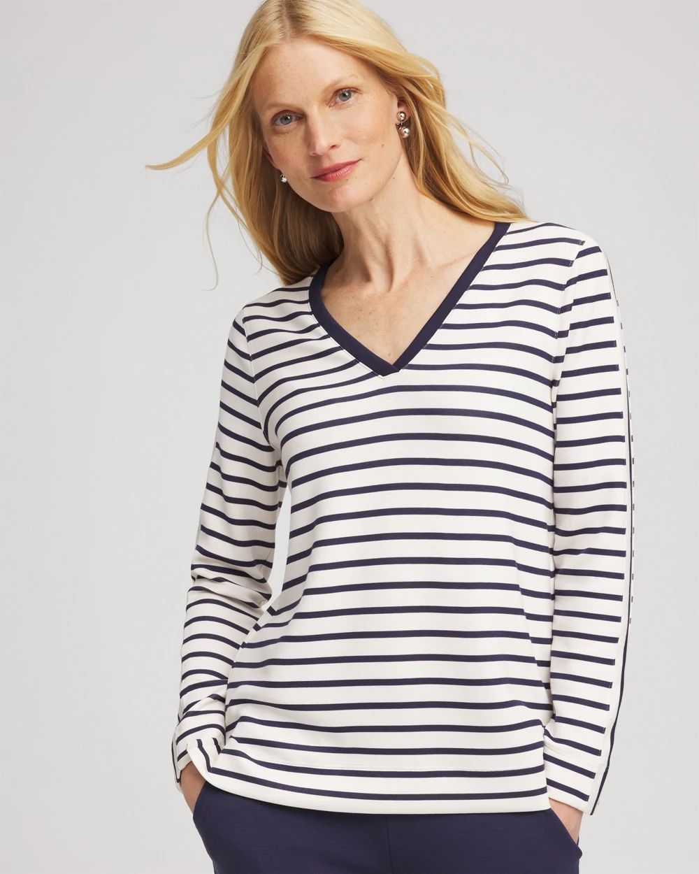 Zenergy® Buttery Soft Striped Top